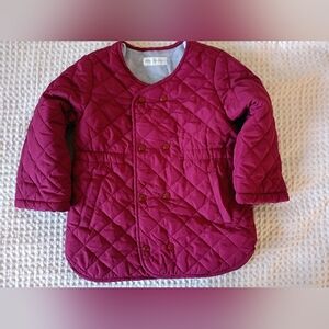 Paco Rabanne Kids Quilted Jacket in Red